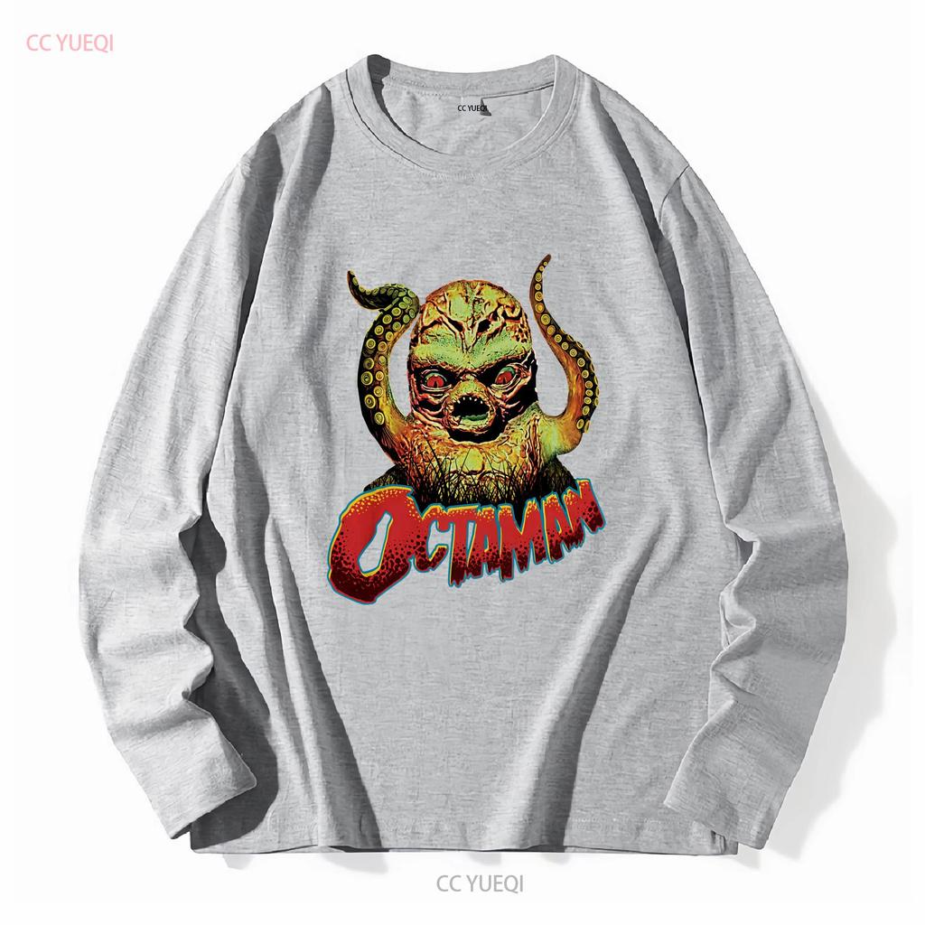 Octaman 1971 Retro T Shirt Cult Classic Horror Monster Octopus Man Sh vintage Washed Casual Stretched homme designer clothes