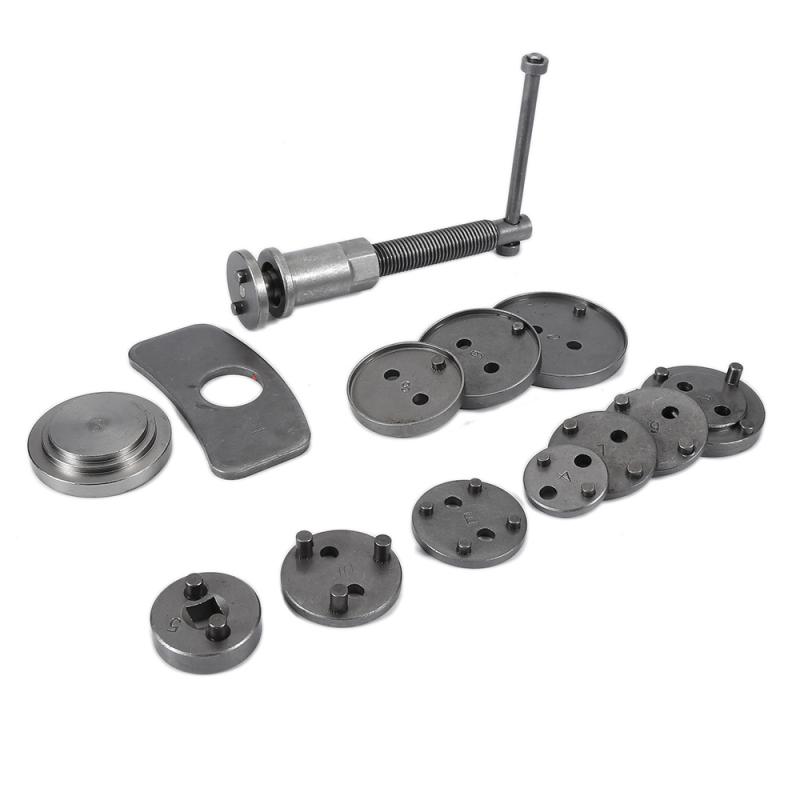 Набор универсальных автомобильных дисковых тормозных суппортов Wind Back Brake Piston Compressor Tool Kit Набор инструментов для ремонта автомобилей Инструменты для гаражного ремонта
