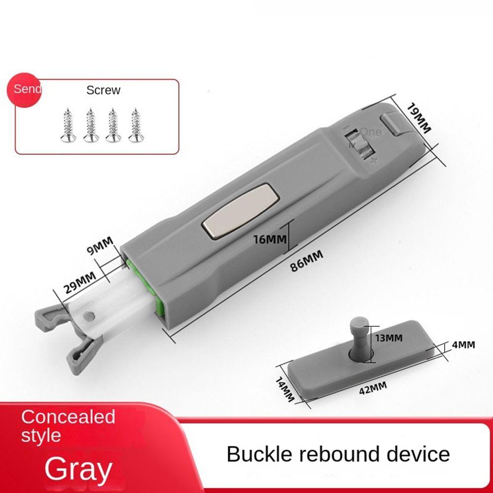 Damper Buffer Cabinet Catches Invisible Wardrobe Stopper New Door Lock Buckle  Wardrobe