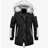 Winter Jacket Men Thicken Warm Parkas Casual Long Outwear Hooded Collar Jackets and Coats Men Wholesale