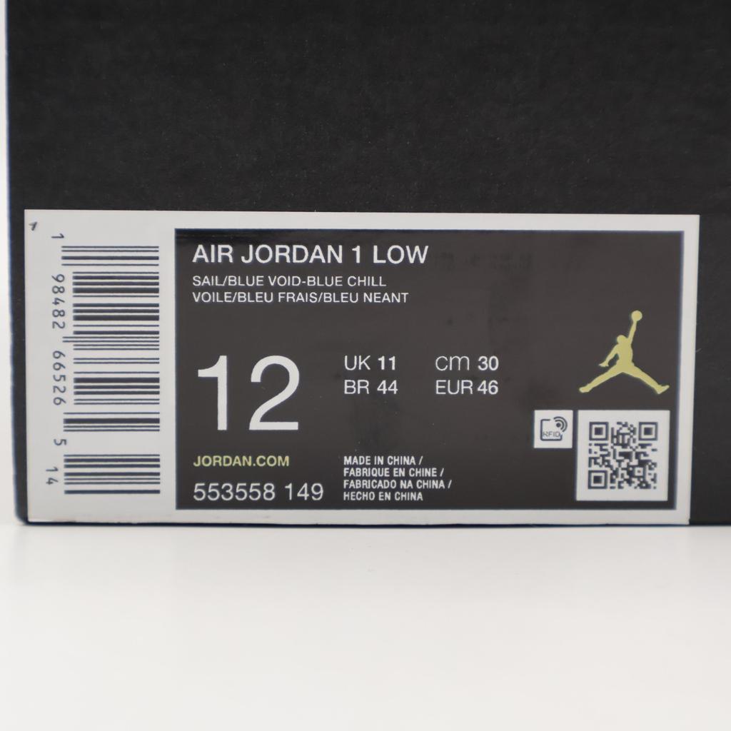 553558-149 Nike Air Jordan 1 Low Blue Chill (Мужской)