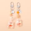 Aihua Creative Resin Waterbag Goldfish Keychains for Women Handag Pendant Keyring DIY Cute Phone Strap Jewelry Gifts