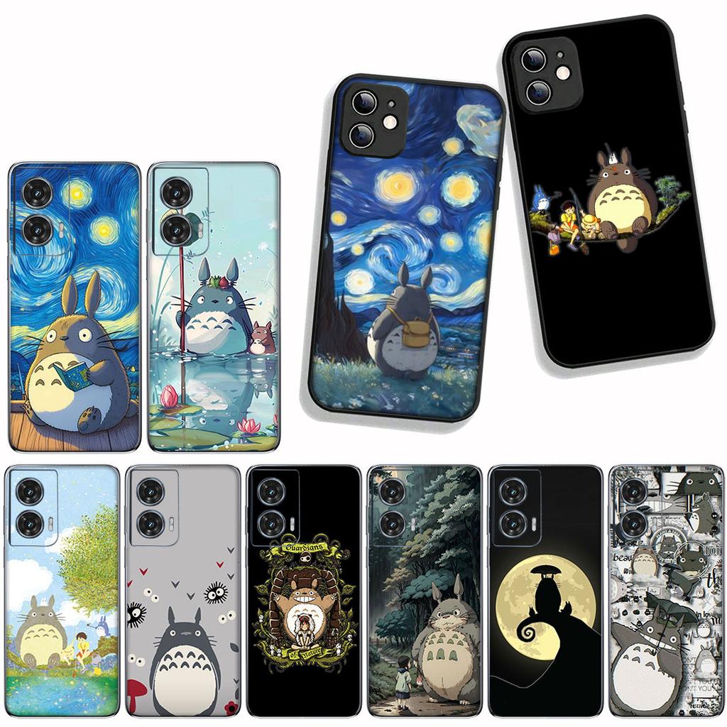 Чехол Cover для Samsung Galaxy S25 S23 S22 S24 FE Ultra S10 Plus A05 A06 A15 A16 A26 A35 S10E Чехол Обои Постер Т-Тоторо