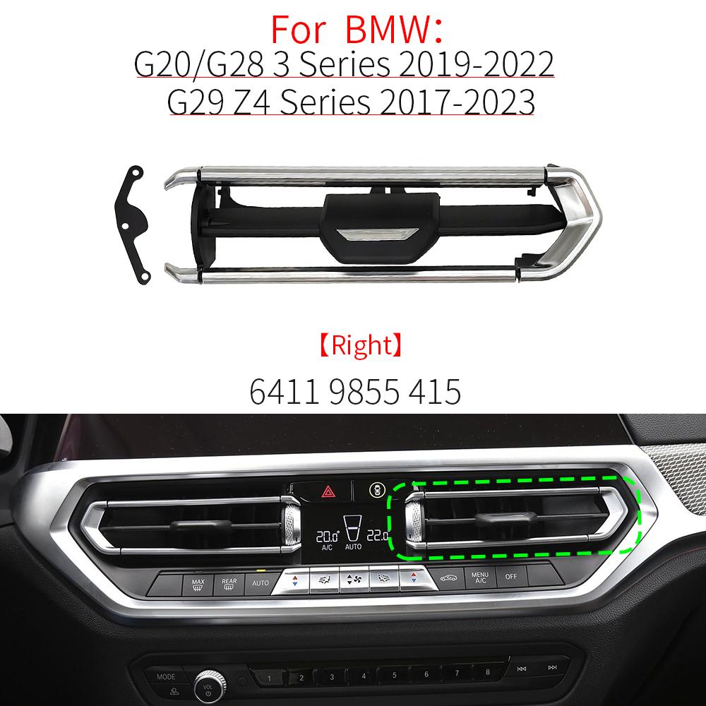 Для BMW G20 G29 G01 Автомобильная передняя решетка вентиляционного отверстия Зажим Декоративные детали Ремонтные комплекты выхода кондиционера Для BMW 3 серии 320 323 X3 Z4 64119855415