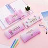 Stationery School Supplies Pencil Box Pineapple Pencil Bag Pen Bag Storage Bag Pu Pencil Case