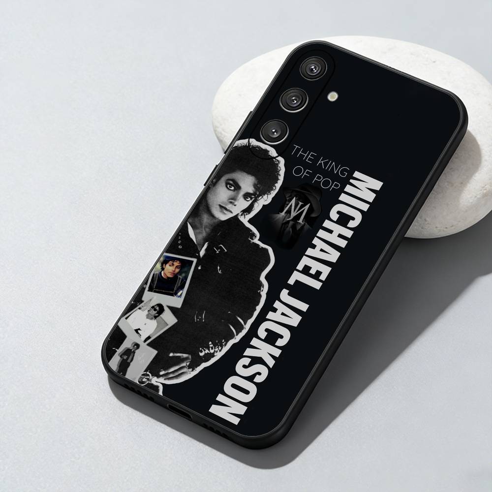 Чехол для телефона M-Michael J-Jackson Для Samsung Galaxy A73, A72, A71, A70, A52, A51 Другие Мягкий Черный Чехол