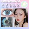 Eyeshare 1 Pair Green Contact Lenses for Eyes Beauty Pupils Lenses Eye 14.2mm Yearly Use Fashion Blue Colored Contacts Lenses Green
