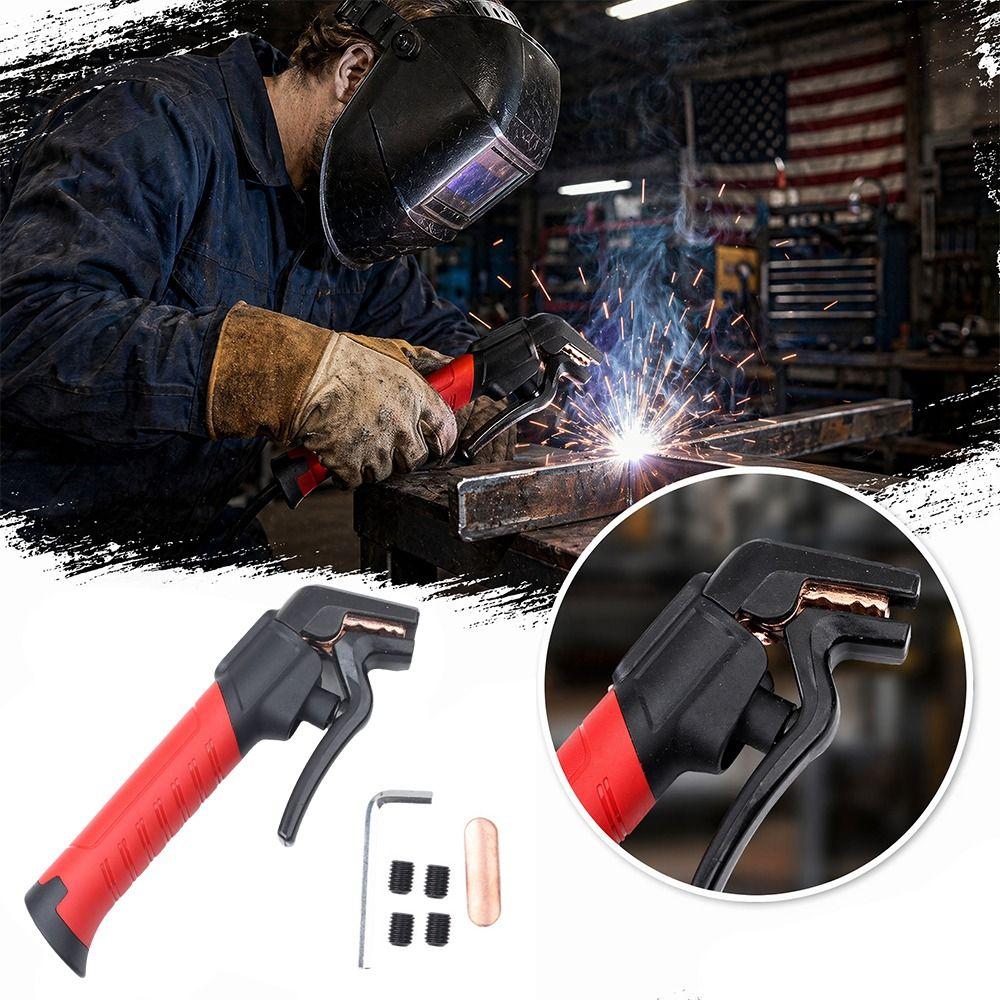Heavy Duty Welding Electrode Holder Insulated Handle Electrode Holding Clamp Welding Clamp