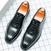 Новая деловая оксфордская обувь для джентльменов Новая мужская кожаная обувь на шнуровке для мужчин Дизайнерская формальная обувь для свадьбы, выпускного бала, вечера встречи выпускников