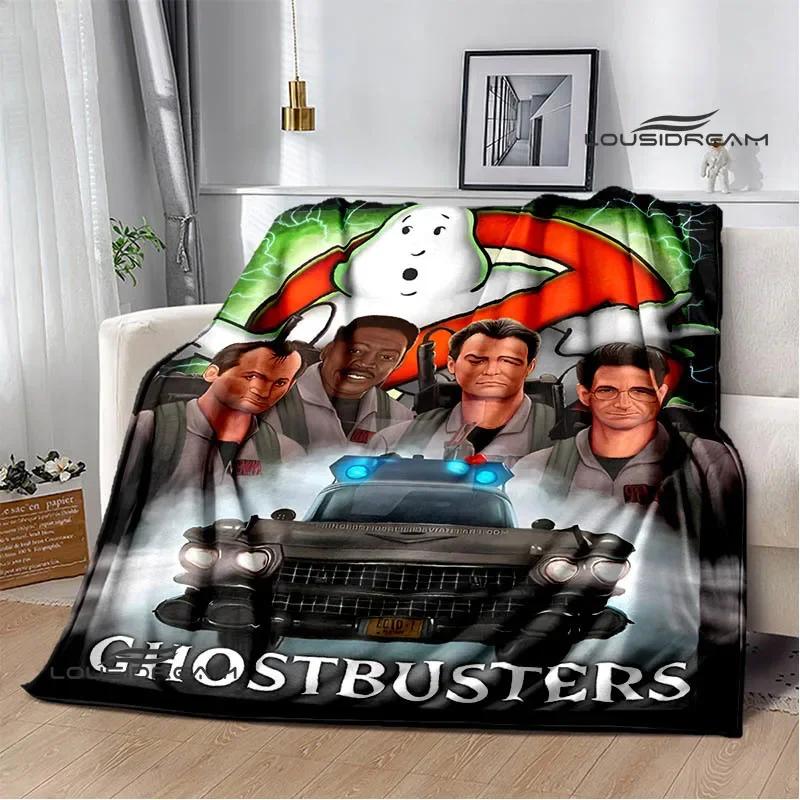 G-Ghostbusters Мультяшное одеяло Теплое фланелевое одеяло Мягкое и удобное Домашнее дорожное одеяло Постельное белье Подарок на день рождения