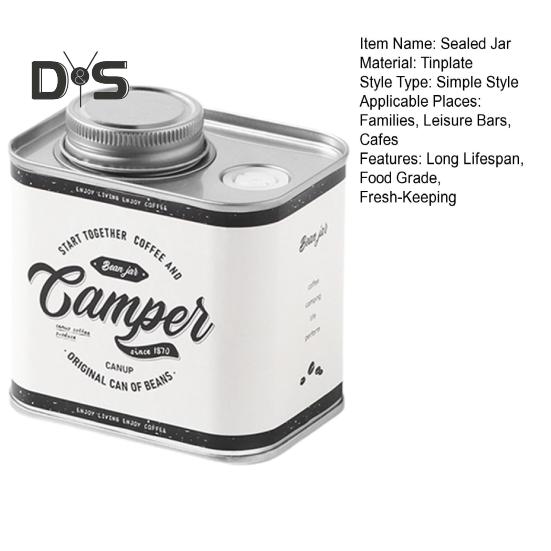 150 г герметичная банка для кофе в зернах, открытый длительный срок службы, пищевой контейнер для хранения свежести для домашнего кемпинга