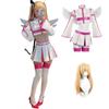 Temptation Cosplay Costume with Amano Lilisa and Tachibana School Cultural Exhibition Costume [ENDIANDUO] 2.5-Dimensional Wig, Mikari, Halloween,