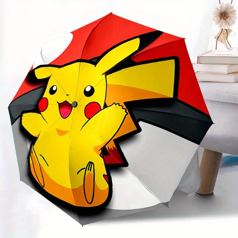 1 шт. Ветрозащитный автоматический зонт Pokémon, легкий, для женщин/мужчин, идеальный рождественский подарок 0811240