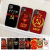 Чехол для телефона с флагом Советского Союза СССР для iPhone 13 8 7 6S Plus X 5S SE 2020 XR 11 12 mini pro XS MAX