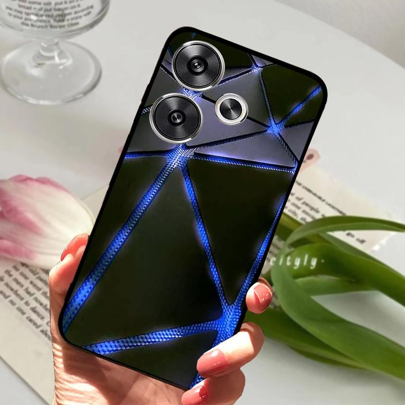 Чехол для POCO F6 Pro 5G Чехол POCOF6 Ударопрочный Мягкий ТПУ Силиконовый Чехол для Телефона Для Xiaomi POCO F6 Pro Capa F 6 Мультяшный Матовый Бампер