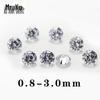 Mr. Xu Jewelry: Round White Zircon Stones (0.8-3.0mm, AAA Quality)