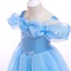 Детское пышное платье принцессы для подружки невесты на день рождения, свадебное платье