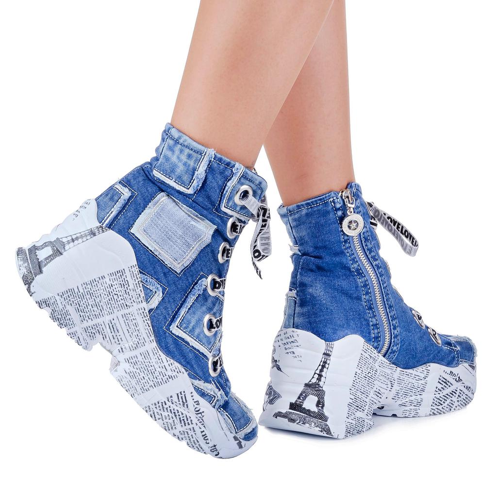 Джинсовые сапоги Обувь, Женские спортивные сапоги ручной работы, Синие туфли, Женские сексуальные сапоги, Ботинки на каблуке, Спортивные высокие сапоги, Обувь Подарок на день рождения