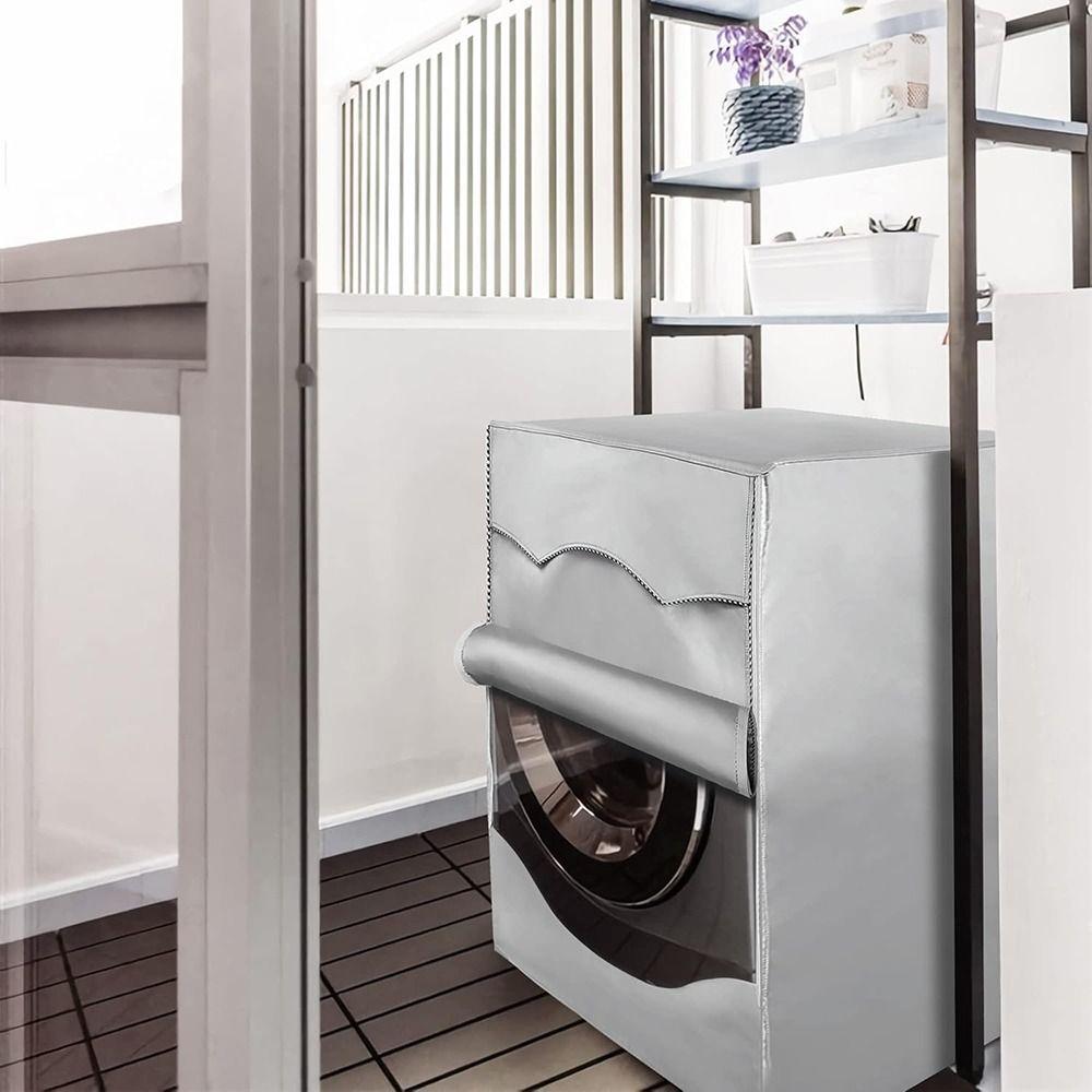 Чехол для стиральной машины с роликовым краем Универсальный пылезащитный чехол для машины с фронтальной загрузкой