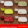 Melamine Divided Lunch Tray