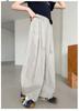 Girls' pants, summer thin casual pants, girls' cotton straight leg harem pants, summer children's shaking and anti mosquito pants
