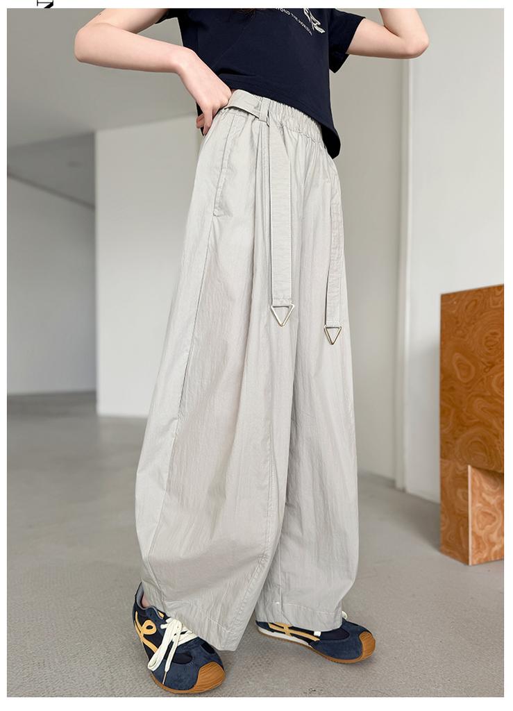 Girls' pants, summer thin casual pants, girls' cotton straight leg harem pants, summer children's shaking and anti mosquito pants
