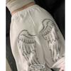 The Pink Endi Balloon Fit Angel Fleece Wide Training Pants