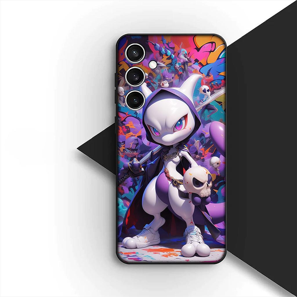 Mew two P-Pokemons P-Pikachus GO Phone Case for Huawei P30 P20 Mate 20 Lite Pro Y7 Y6P Y7A 2019 Nova 5T 3I P30Pro Cover