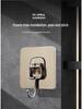 Strong Adhesive No-Drill Hook – Traceless Bathroom/Kitchen Accessory for Heavy Cookware