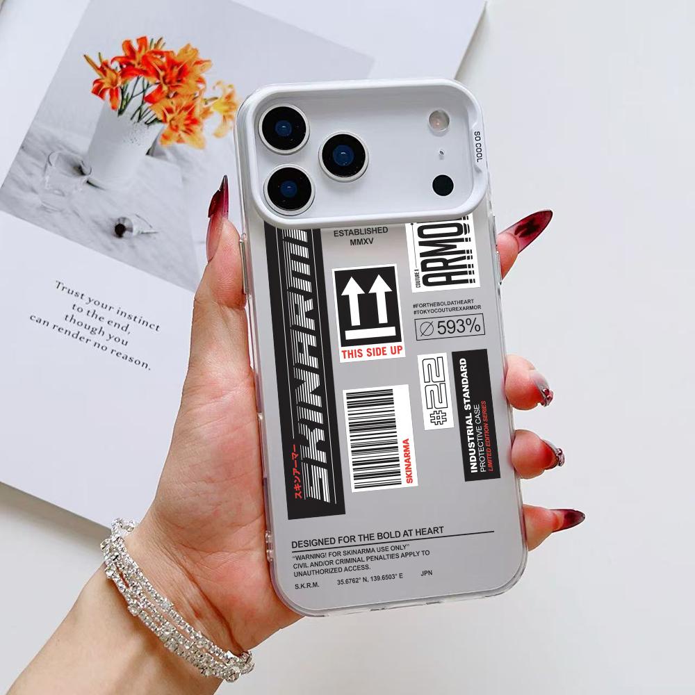 Модный уличный чехол для телефона S-Skinarma для iPhone 17 16 15 14 13 12 11 Pro Max Air Матовый Лазерный Аврора Ударопрочный Funda