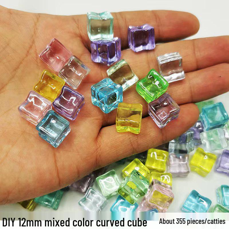 Colorful Mini Acrylic Milk Bottle Cartoon Ornaments - Cute Handmade DIY Decorative Accessories