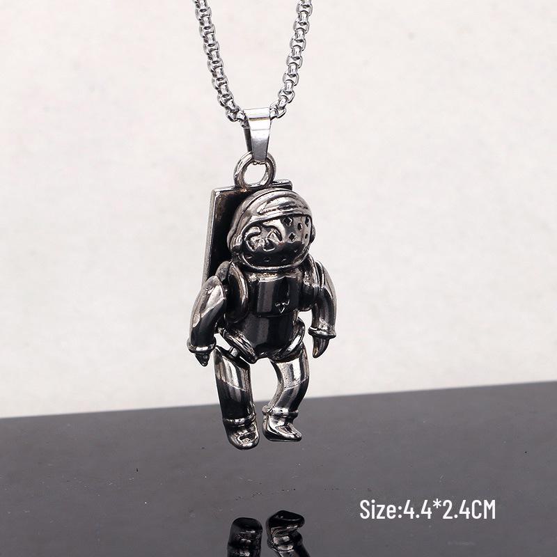 Модное ожерелье унисекс: Подвеска из сплава в виде животного на цепочке для свитера