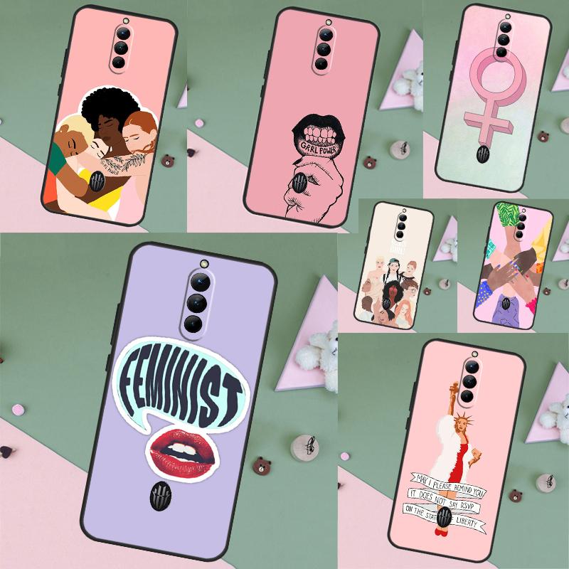 Feminist Girl Power Women Case For ZTE Nubia RedMagic 10 Pro Plus 11 9 8 8S 9S 10S Pro 5G 5S 6 7 6S 7S Pro 11 Air Cover
