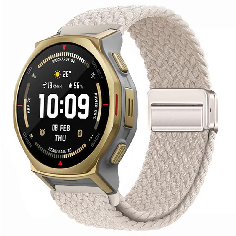 Нейлоновый ремешок 20/22 мм для Amazfit Helio/T-Rex3 Pro 48/44 мм с магнитной застежкой, ремешок для Amazfit Active 2/2 Square/Balance 2