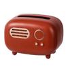 Wet Wipes Decoration Paper Holder Storage Napkin Case Desktop Retro Radio Model Vintage Dispenser Organizer Ornament Tissue Box