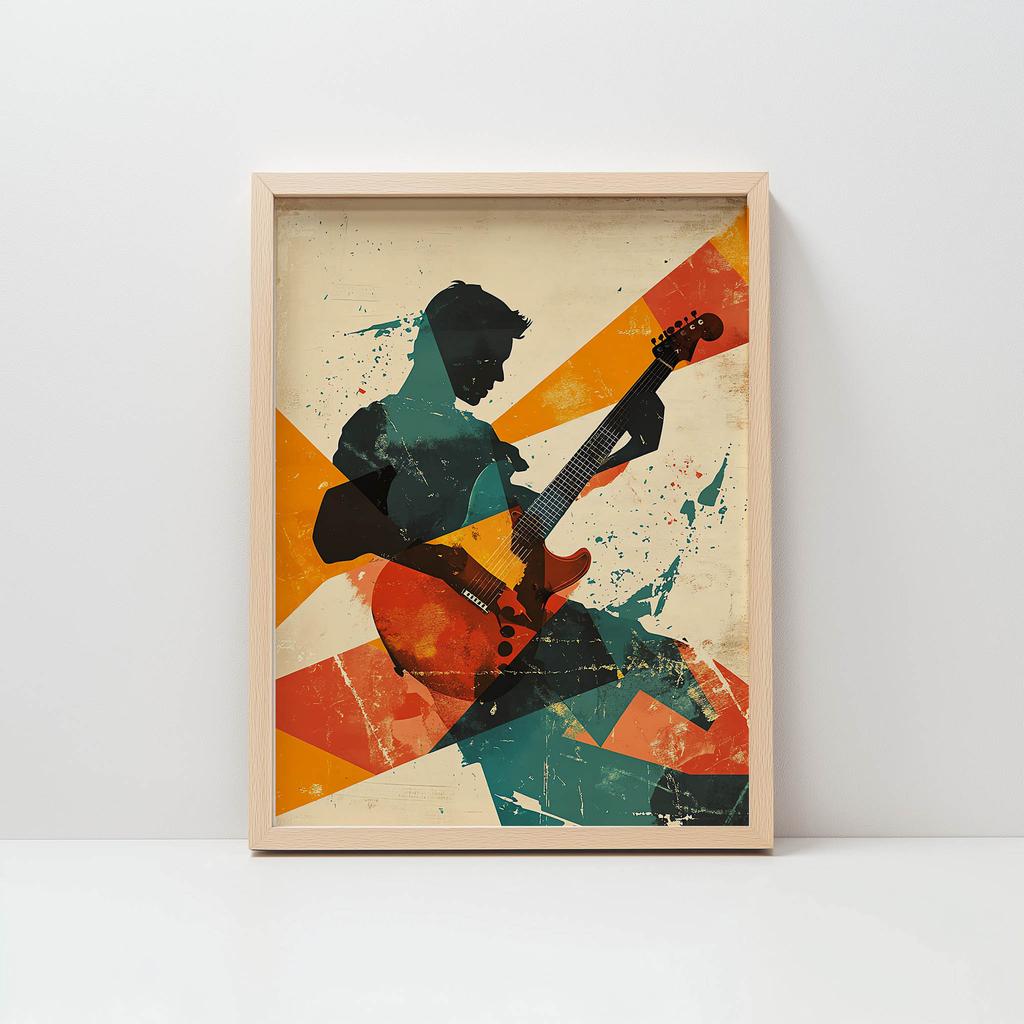 Plakat Muzyczna Pasja Plakat Muzyczna Pasja, 70X100 Cm, Bez Ramy, Papier Matowy 230 Gsm