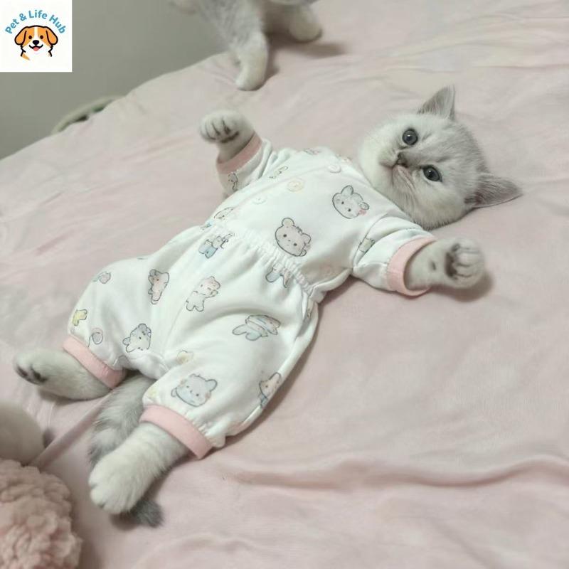 Cat and dog cute warm pajamas new comfortable four-legged puppies universal cold-proof pet pajamas pet products