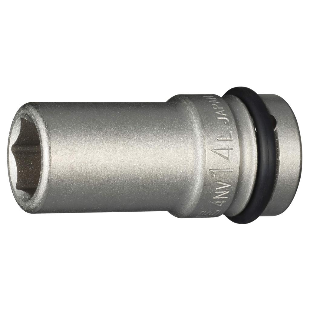 TONE Impact Long Socket Drive Angle Width Across Flats 14mm HP4NV-14L 12.7mm (1/2")