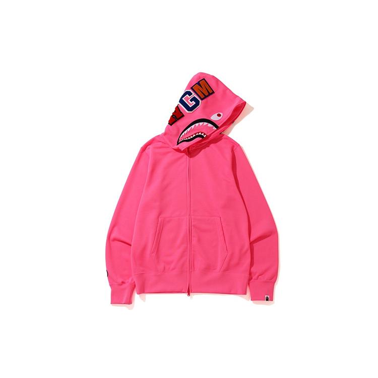 Толстовка Bape с молнией и принтом "Неоновый Акула" 0ZXSWM115007E