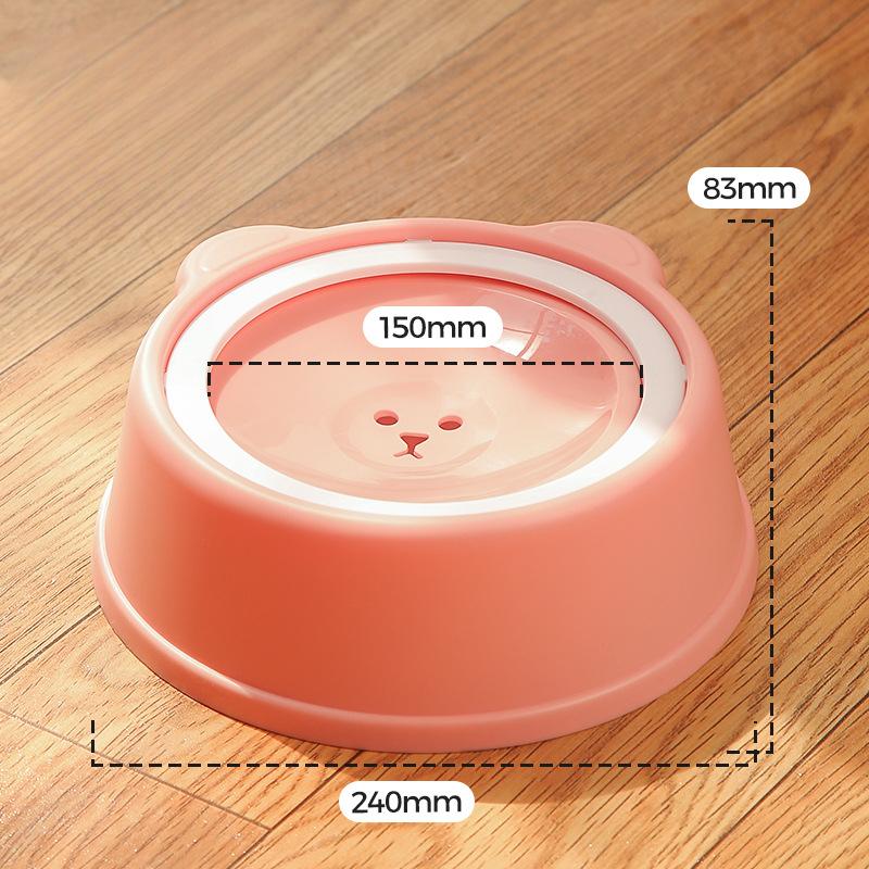 Миска для домашних животных, миска для собак, не промокающая пасть, плавающая миска, диспенсер для воды для кошек, препятствующий удушью и опрокидыванию, новый стиль