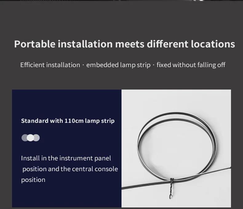 LED Car Interior Rhythm Lights with App Control