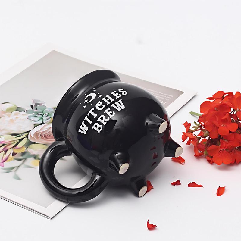 Хэллоуин Волшебная банка Волшебника Керамическая кружка Декоративное украшение Тыква Привидение Послеобеденный чай Завтрак Чашка для молока Подарок на Хэллоуин