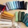 Solid Color Cotton And Linen Scarf Women'S High-End Sense Thin Long Yarn Scarf Sunscreen Shawl Commuter Simple Silk Scarf