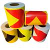 8Inch*16FT Reflective Warning Stickers Arrow Waterproof Self Adhesive Tapes High Visibility Caution Safety Reflectors For Trucks