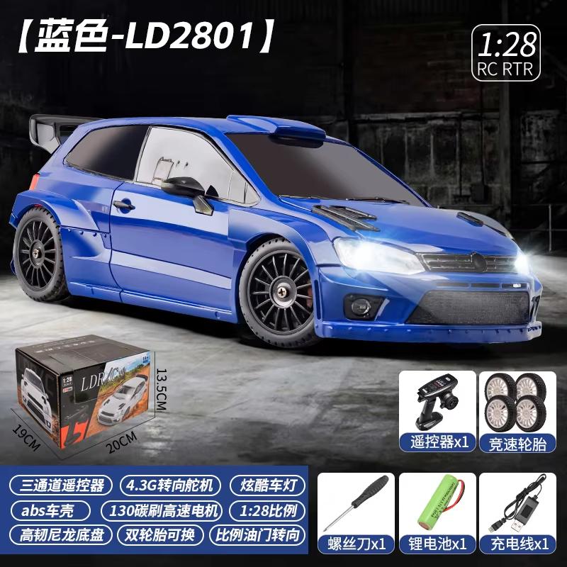Новый полноразмерный 4WD RC Drift Car 1:28 гоночных машинок 2.4g радиоуправляемые 4WD высокоскоростные модели автомобилей игрушки детские подарки