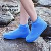 1 пара чехлов для обуви от дождя, водонепроницаемый утолщенный силикон, легкая складная конструкция, легко чистить, высокоэластичный чехол для обуви от дождя