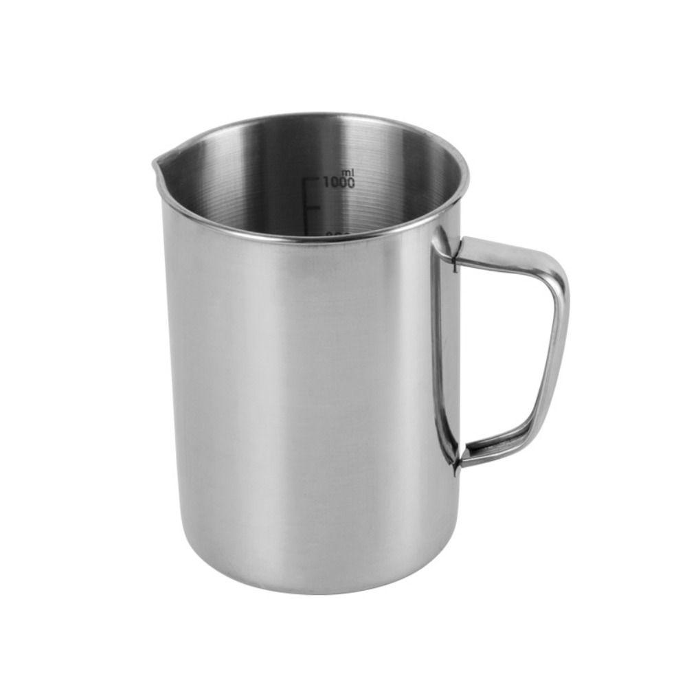 Stainless Steel Measuring Cups Graduated Espresso Mugs New Laboratory Beaker  Baking