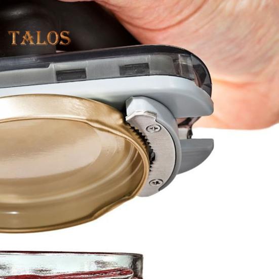 Can Opener Labor-Saving Manual Jar Opener with Sharp Gripping Teeth Anti-Slip Basepad Easy Twist Jar Opener for All Sizes Jar