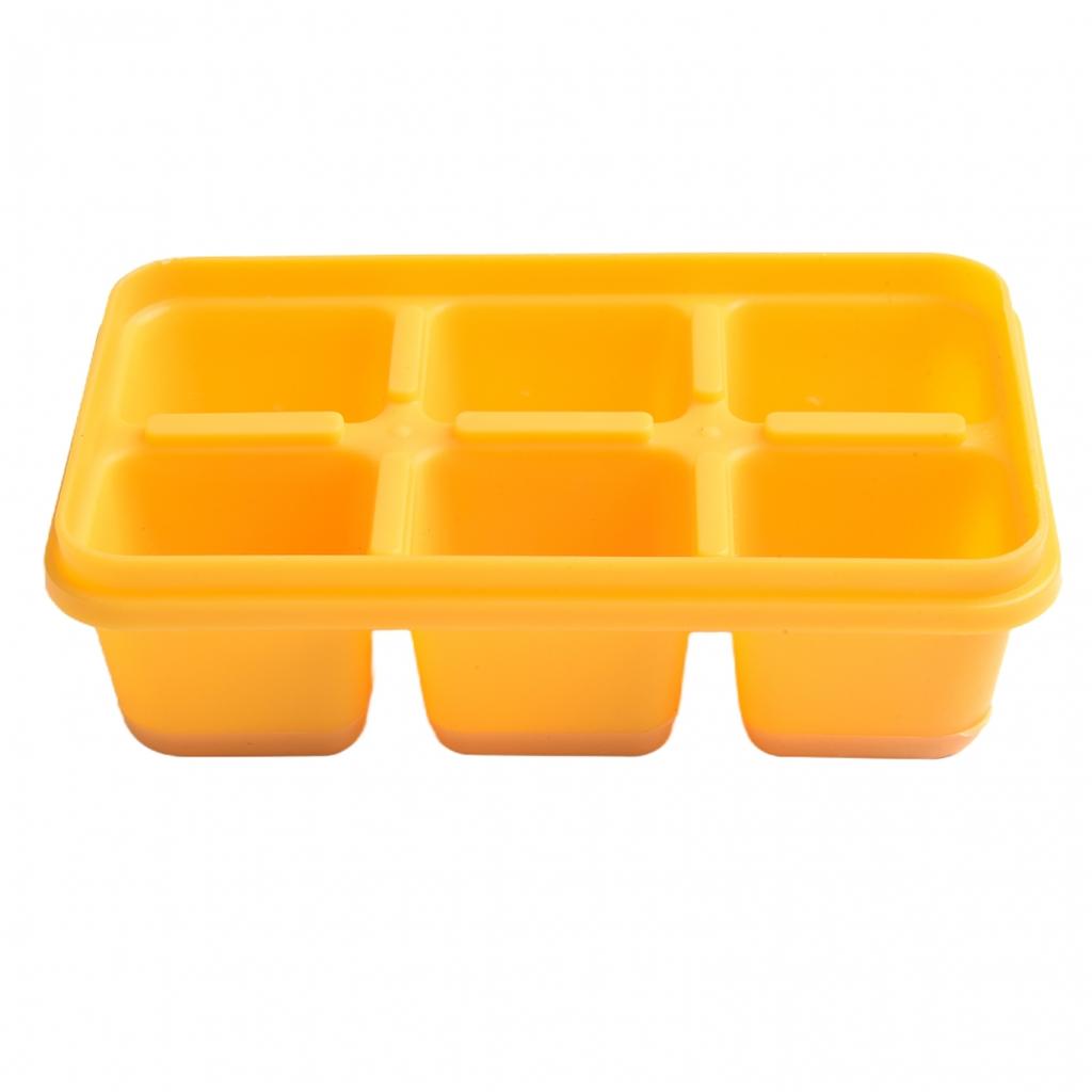 Набор из 3 силиконовых форм для льда большого размера с крышкой, легкое извлечение