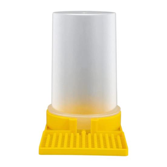 3Pcs Bee Waterers Transparent Visible Bee Drinking Cups Watering Station Beehive Entrance Feeder Beekeeping Equipment